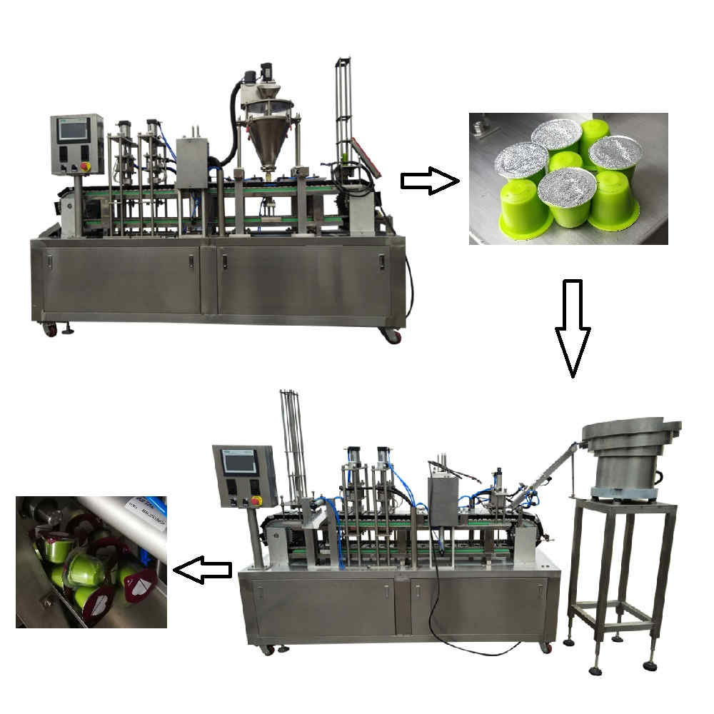KFP-1 Automatic coffee capsule filling and sealing line